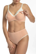 1123/C бюстгальтер "Нектар персика в крапинку"