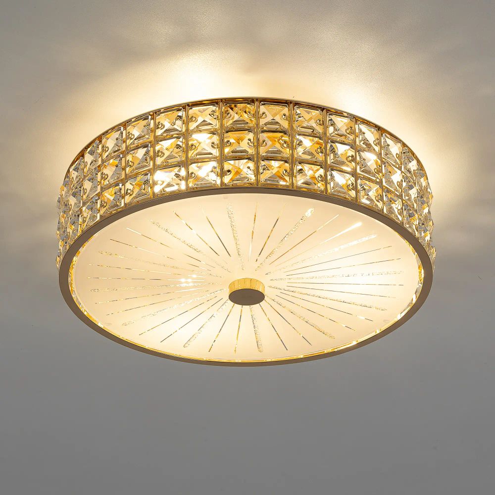 Citilux Портал CL324132 Люстра хрустальная Золото