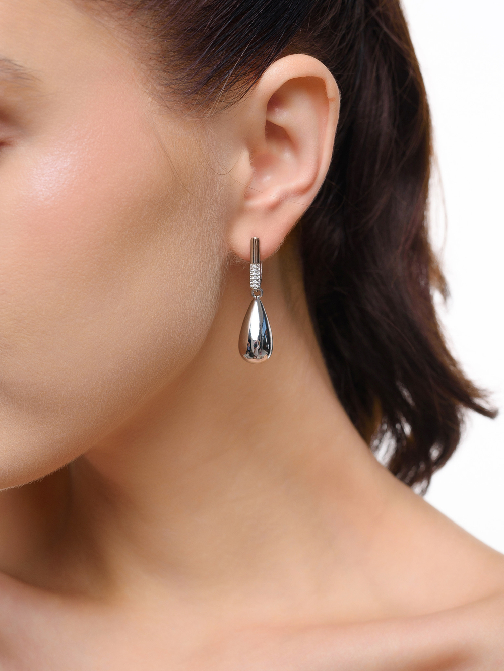 Серьги "Drop" Silver