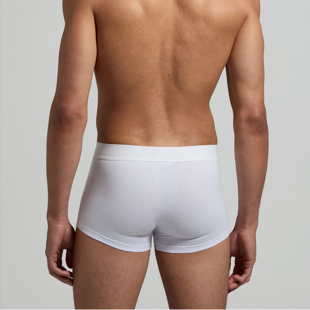 Мужские трусы хипсы (белый, голубой, темно-синий) набор 3 в 1 Bikkembergs DIAGONAL BKK51UTR23TR/3