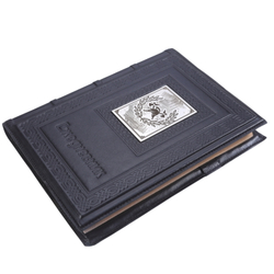 Ежедневник А5 «Пожарному-3» с накладкой покрытой никелем