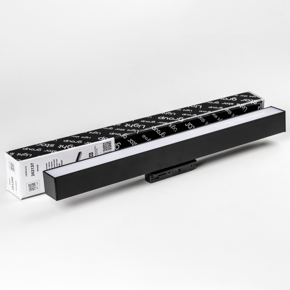 202137 Светильник линейный д/трека LILLA LED 30W 2250LM 120G ЧЕРНЫЙ 3000K