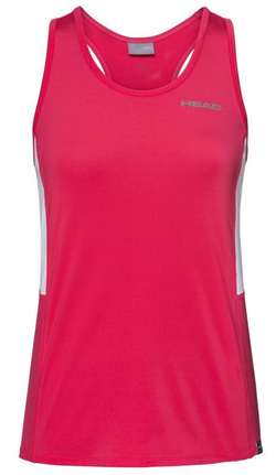 Женский топ теннисный Head Club Tank Top W - magenta