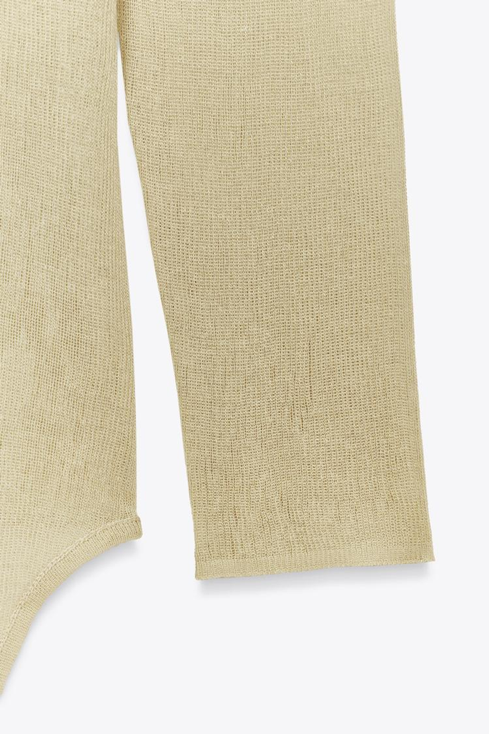 ZARA ТРИКОТАЖНЫЙ ТОП-ТРАНСФОРМЕР, ЖЕЛТЫЙ