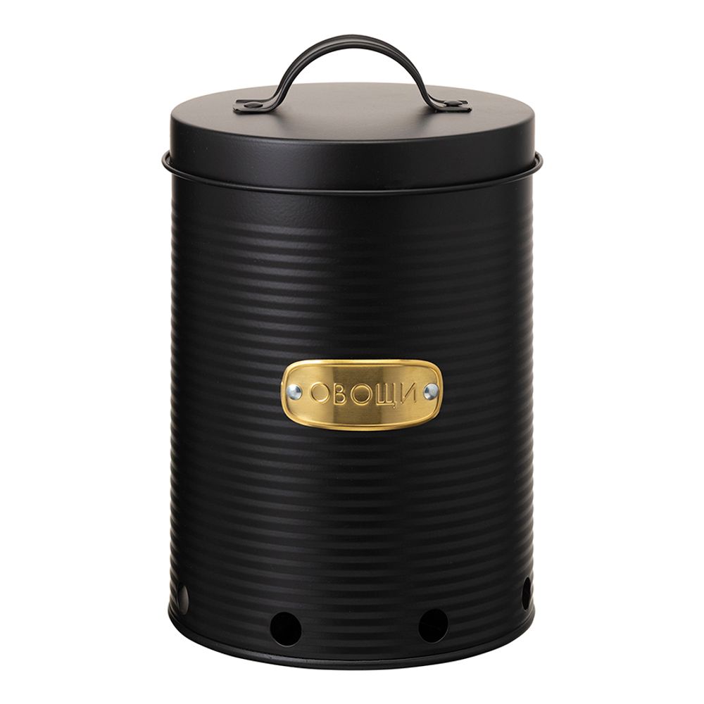Банка для хранения овощей Irmel, 2,5 л, графит
