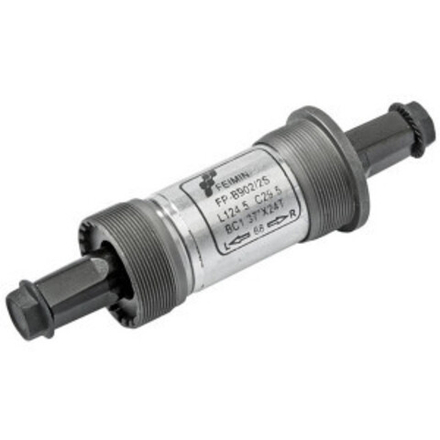 Катридж каретки FP-B902W-2S шир.каретки 68мм, длина оси 124.5мм крепление шатунов под квадрат, сталь