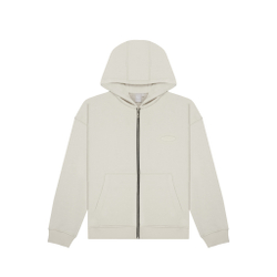 Худи UNIFORM Zip regular серо-бежевый