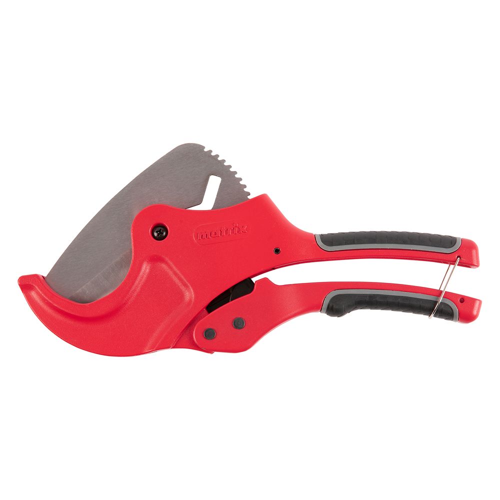 Ножницы (труборез) для резки изделий из ПВХ, D до 63 мм, лезвие из нерж. стали, автоматич. // Matrix 78419