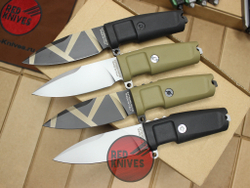 Нож Extrema Ratio Shrapnel OG - черная рукоять, клинок черный камо