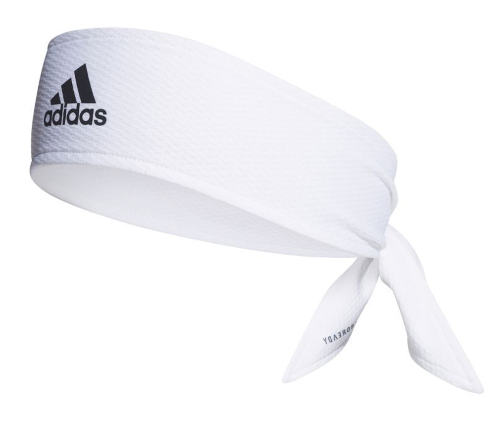 Теннисная бандана Adidas Tennis Aeroready Tieband (OSFM) - white/black