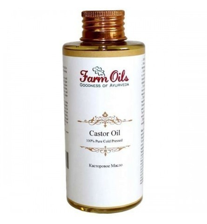 Масло касторовое Farm Oils Castor Oil холодного отжима только для наружного применения (пл.бут) 150 мл
