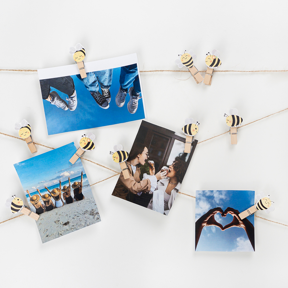 Декоративные прищепки «Пчелки», 3,5 см, 10 шт