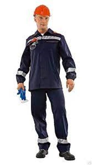 Костюм "Химогард" брюки+берет (т.синий/оранжевый)