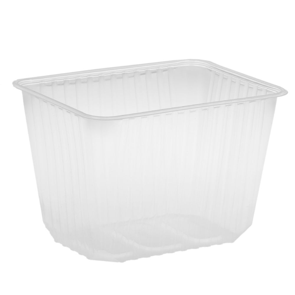 Контейнер без крышки У-Юнити 2000г ПЛОСКИЙ (100шт/500)