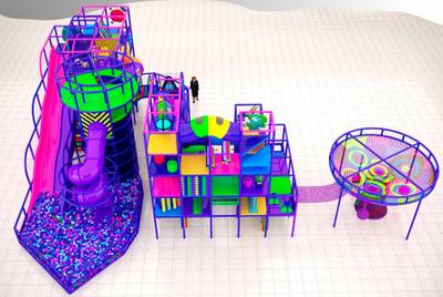 Детский игровой лабиринт «Фиолетовая Галактика»