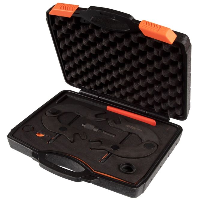 AFFIX (AF10321106C) Набор фиксаторов распредвала / коленвала, VAG, 6 предметов, кейс