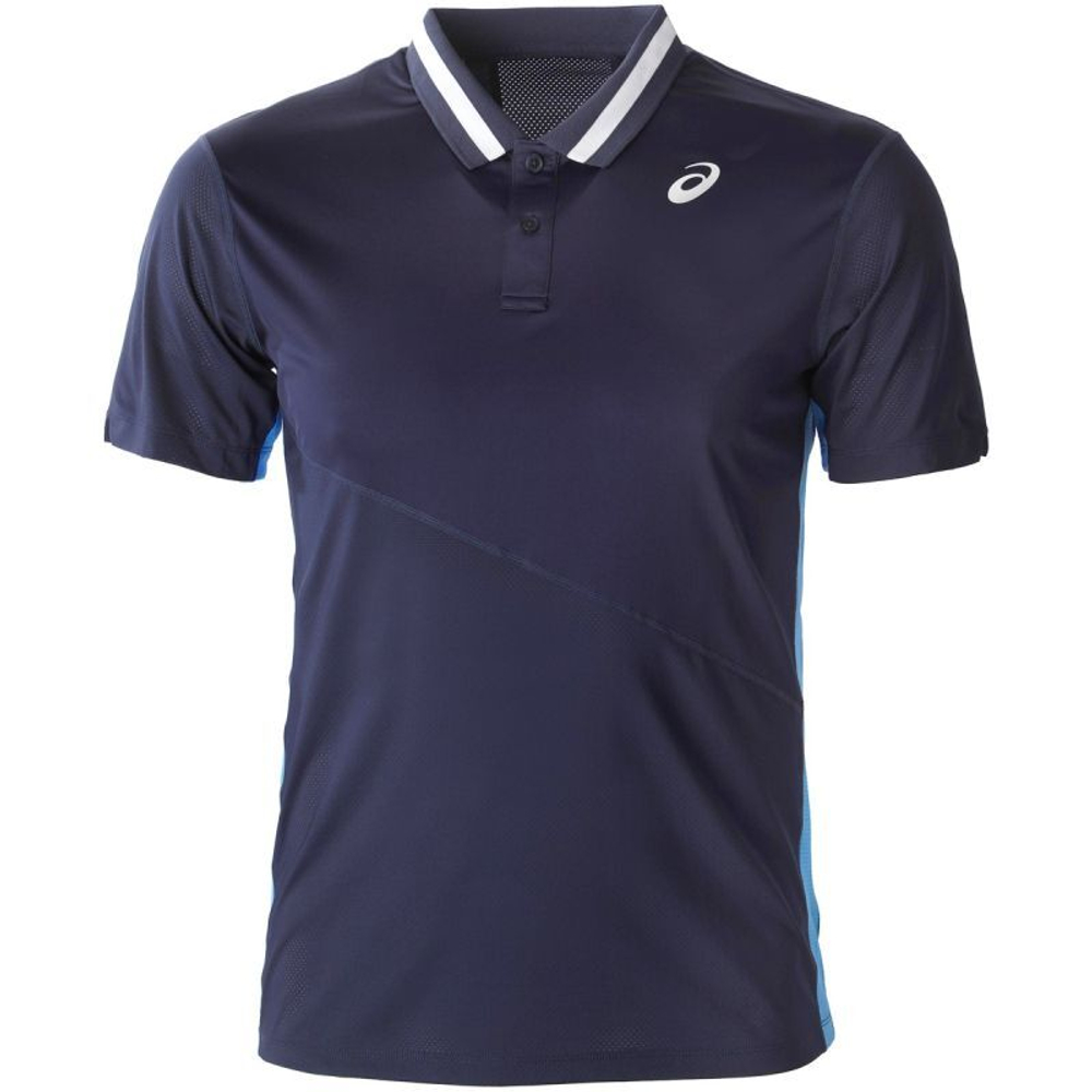 Мужское поло теннисное Asics Club M Polo Shirt New - peacoat