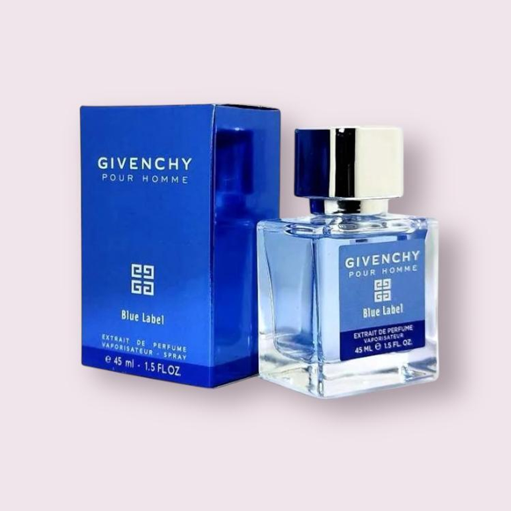 Суперстойкий мини парфюм Givenchy "Pour Homme Blue Label",45ml