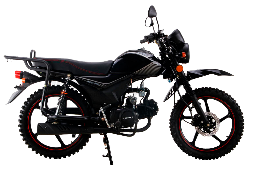Мопед ROCKOT ALPHA OFFROAD M-12 (черный глянцевый)