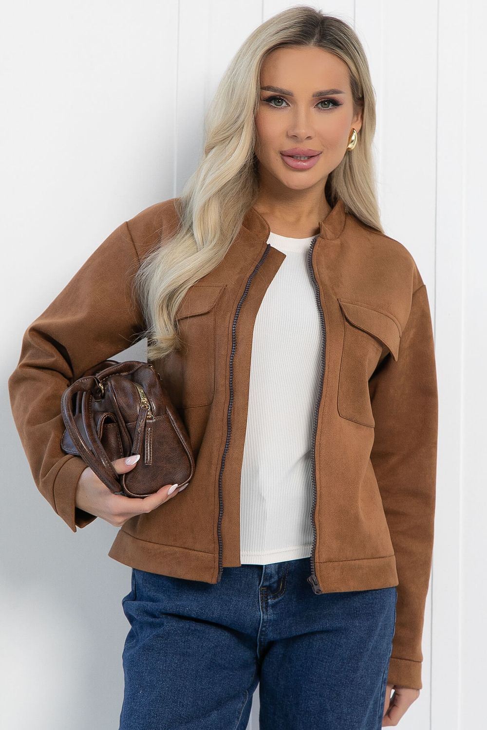 Бомбер Александра (коричнево-рыжий) Б12974-2М LT Collection