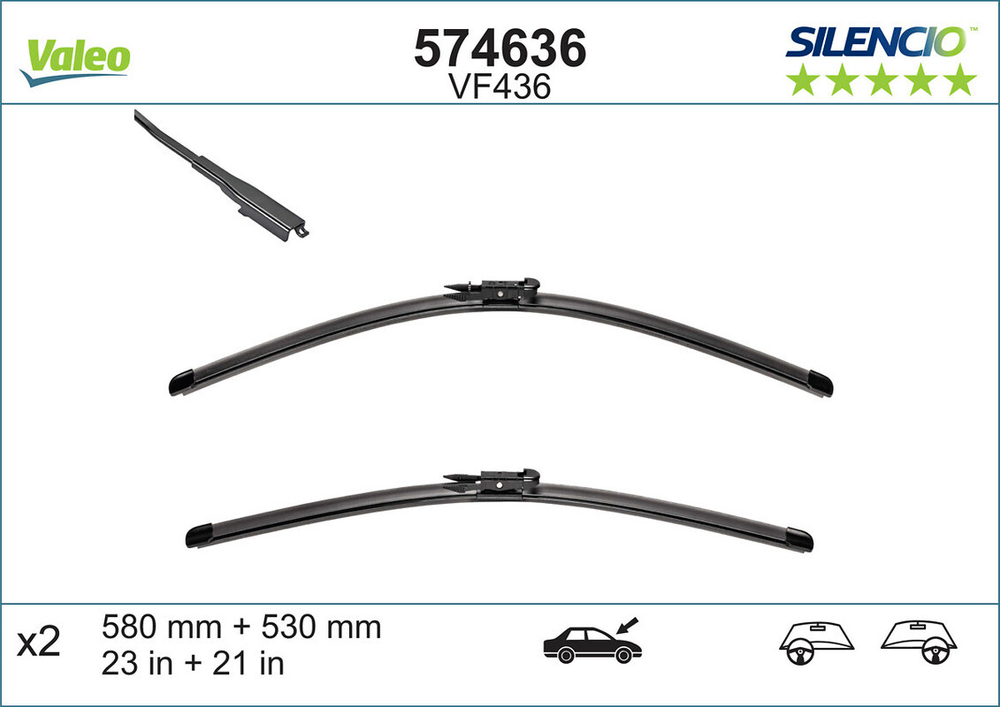 VALEO - 574636-VAL - Wiper Blade