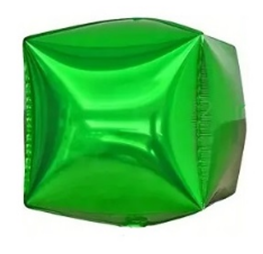 К Куб 3D Зелёный 50 см.