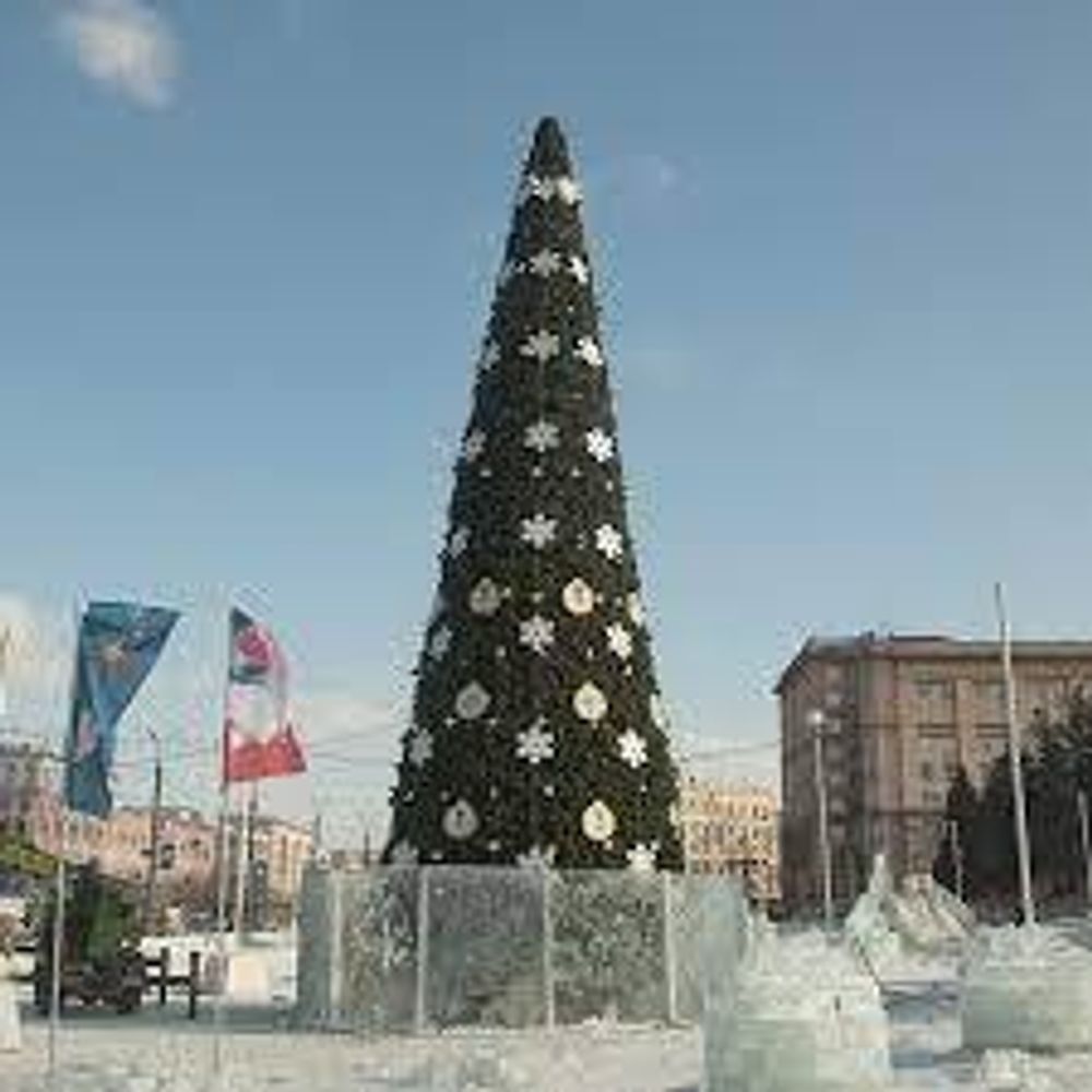 Уличная елка каркасная "Евро-2" (пвх) от 4 до 30 м