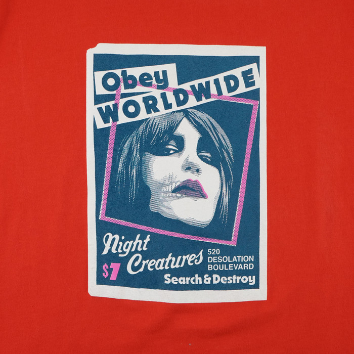 Футболка мужская Obey Night Creatures артикул:163002717 - купить в магазине Дайс
