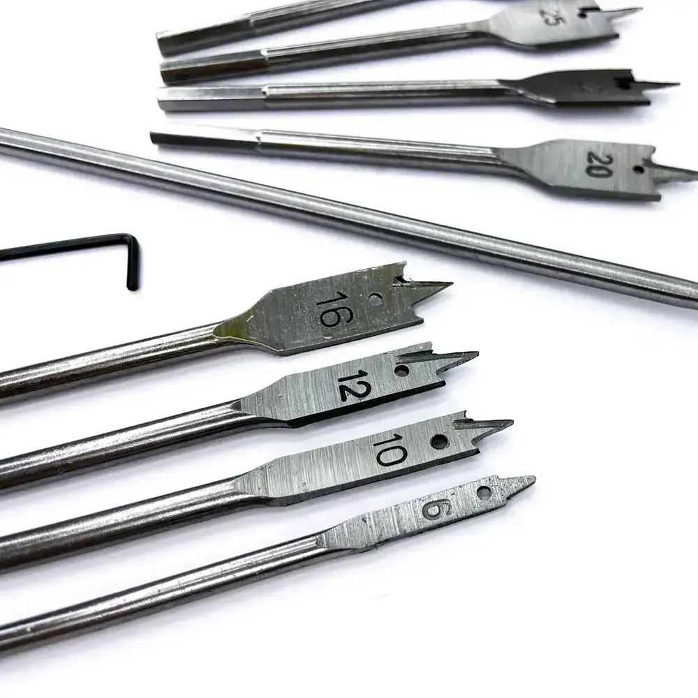 Сверла по дереву, набор перьевых сверл, перо по дереву, 8 шт, 6-32 мм