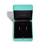 Серьги из розового золота 18k с бриллиантами, Tiffany 💠 metro collection