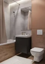 Тумба Юнит 55 антрацит, Раковина Адриана 55