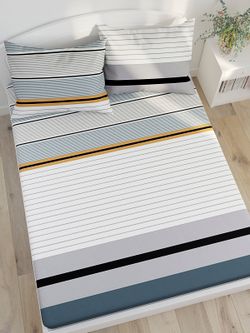 Простынь на резинке Сказка "Аляска" 90х200 см, перкаль