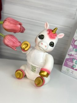 Игрушка мягконабивная 35см AniReal Единорожка (60150)