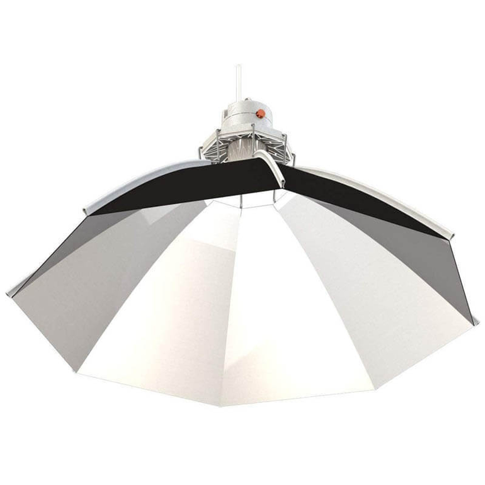 Отражатель Secret Jardin Daisy вид снизу, зонтичная форма, патрон E40