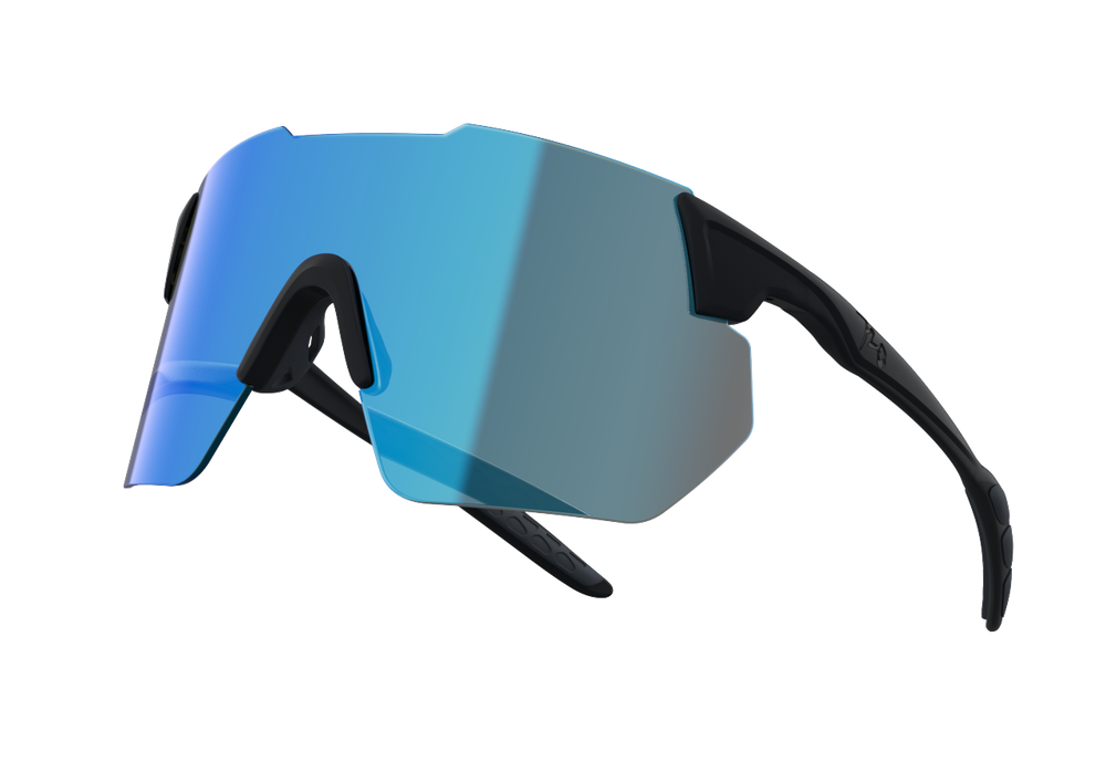 Спортивные очки 720armour Kamikaze C9 / Matte Black / Ultra Blue Lens