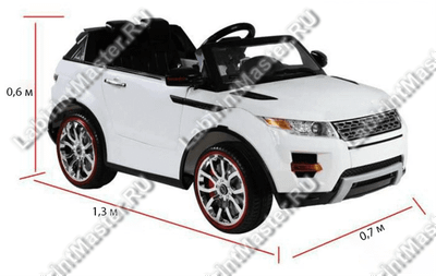Детский электромобиль "LAND ROVER белый"