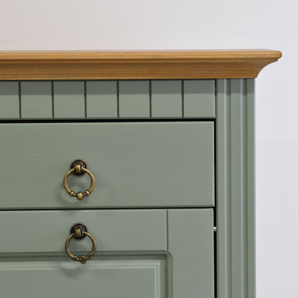 Тумба для обуви Неаполь из сосны, эвкалипт