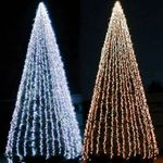 Уличная Гирлянда БЕЗ режимов "Классик одноцветный" (24В) для уличных елок от 3 до 15 м