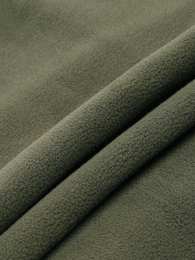 Ткань флис 2-х сторонний, 290 г/м², ш. 150 см, хаки (ПОД ЗАКАЗ)