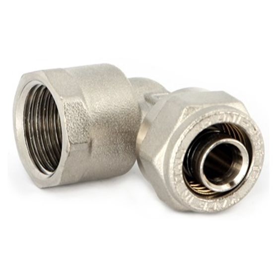 Угол обжимной Uni-Fitt 16х1/2" ВР для металлопластиковых труб (664N6200)