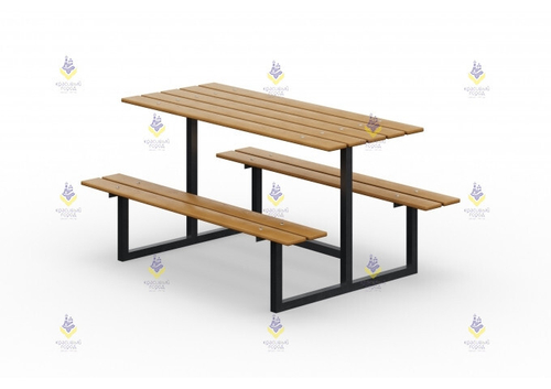Скамейка парковая металлическая тип-3