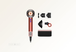 Фен Dyson Supersonic Nural HD16, strawberry bronze/blush pink (с кейсом)