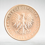 Poland, 10 Zlotys, 1988, VF