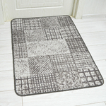 Коврик 70*100см Люксор Люкс Принт ворс 3 мм, серый (ассорти)