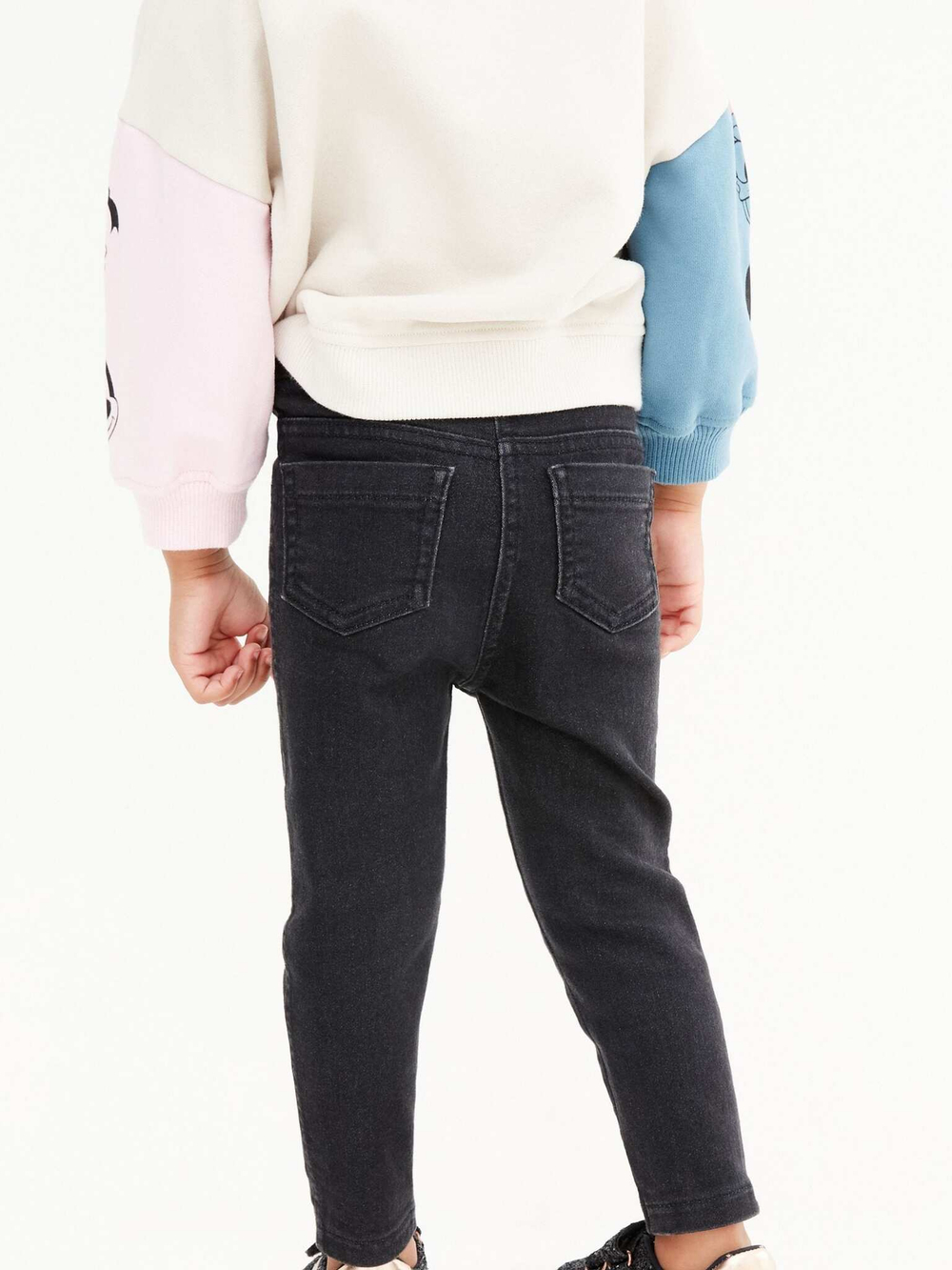 Джегинсы для девочки Next M15-051, Черный