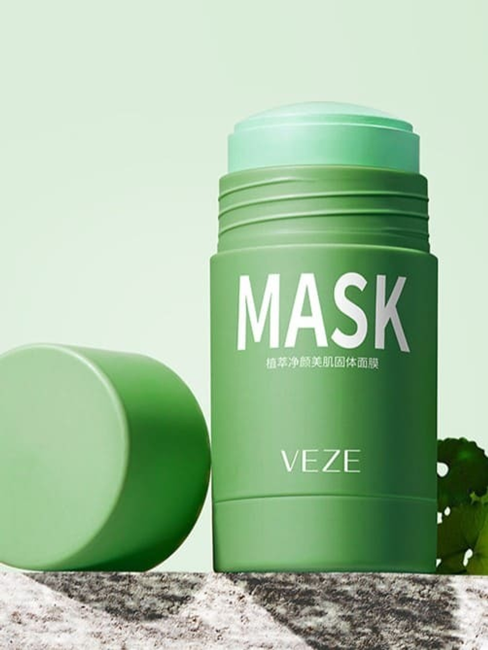 Глиняная маска-стик для лица с зелёным чаем, 40г