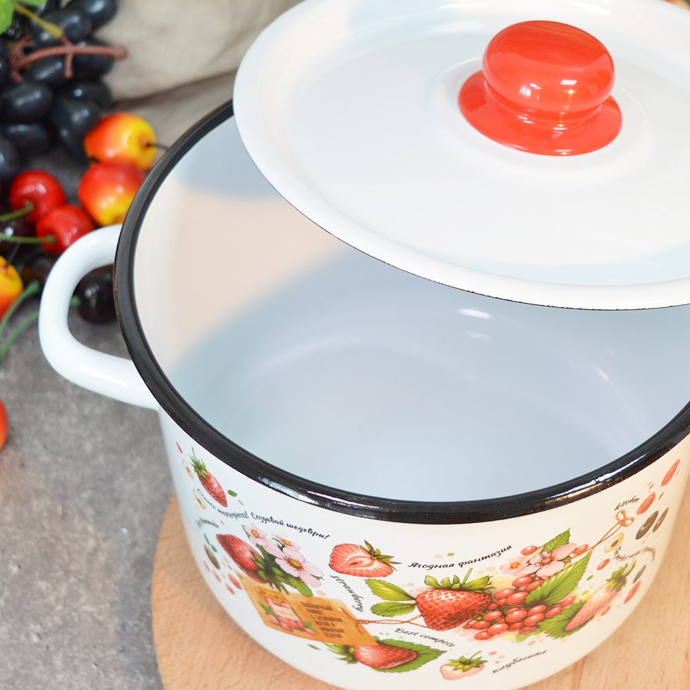 Кастрюля 4,5л "Ягодки" тм Appetite