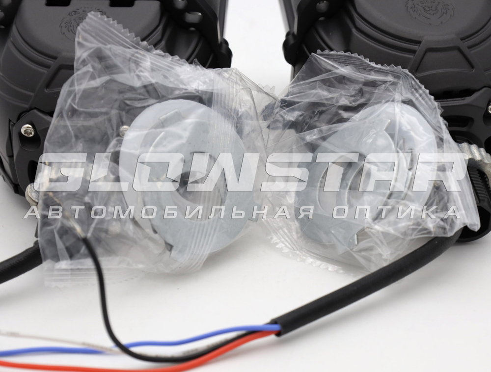 Билед модули Aozoom A15 24 вольта, 3.0 дюйма, 2 чипа, 5500K, 24V, 58W/65W, крепление 3R и съемное гаечное (комплект, 2шт)