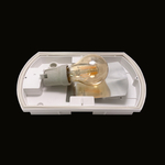 Ударо и влагостойкий светильник под большую лампу Е 27. IP54. 75 ватт