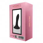 Черная анальная пробка 12,9см двойной плотности Adrien Lastic Hitsens 5